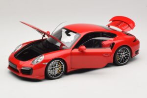 Porsche 911 991 Turbo S Červený Minichamps 1:18 110062320 Kov – obrázek 3 z 8