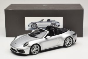 Porsche 911 992 Targa 4 GTS Stříbrný Minichamps 1:18 WAP0211460RTRG Kov – obrázek 6 z 6