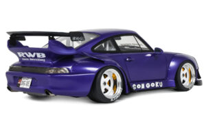 Porsche 911 993 RWB Son Goku Purple GT Spirit 1:18 GT571 Pryskyřice – obrázek 2 z 5