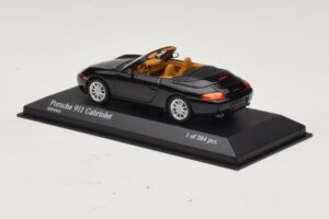 Porsche 911 996 Kabriolet Černá Metalíza Minichamps 1:43 400061090 Kov – obrázek 3 z 4