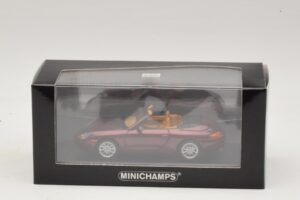 Porsche 911 996 Kabriolet Červená Metalíza Minichamps 1:43 400061092 Kov – obrázek 4 z 4