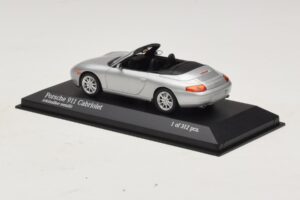 Porsche 911 996 Kabriolet Stříbrná Metalíza Minichamps 1:43 400061091 Kov – obrázek 3 z 4