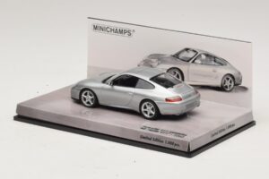 Porsche 911 996 Carrera 40. Výročí Stříbrný Minichamps 1:43 436061070 Kov – obrázek 3 z 5