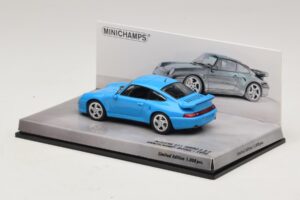 Porsche 911 996 Turbo S 3.6 Výroční Edice Modrý Minichamps 1:43 436069270 Kov – obrázek 3 z 5