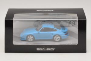 Porsche 911 996 Turbo S 3.6 Výroční Edice Modrý Minichamps 1:43 436069270 Kov – obrázek 5 z 5
