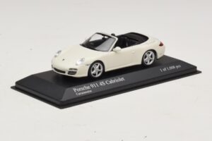 Porsche 911 997 Carrera 4S Kabriolet Bílý Minichamps 1:43 400066431 Kov – obrázek 2 z 4