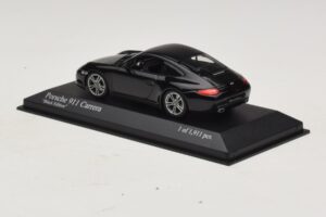 Porsche 911 997 Carrera Black Edition Minichamps 1:43 400066425 Kov – obrázek 3 z 4