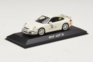 Porsche 911 997 GT3 #22 Bílý Minichamps 1:43 WAP020102016 Kov – obrázek 2 z 4