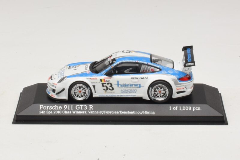 Porsche 911 997 GT3 R #53 Vannelet / Pyroles Class Winners 24 Hours of Spa 2010 Minichamps 1:43 400108953 Kov