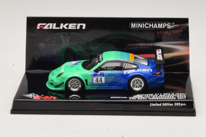 Porsche 911 997 GT3 R Falken #44 Nurburgring 2011 Minichamps 1:43 447116144 Kov