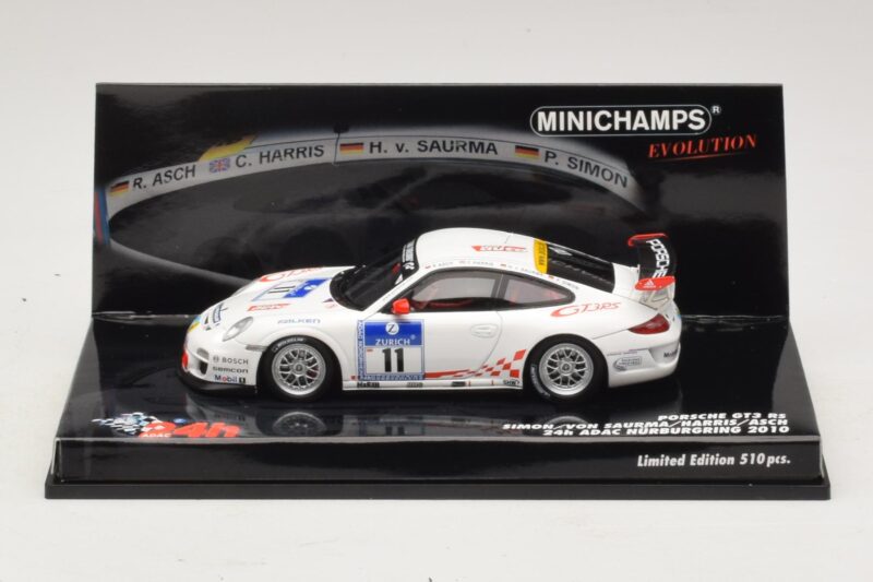 Porsche 911 997 GT3 RS #11 24 Hours Nurburgring 2010 Minichamps 1:43 437106711 Kov
