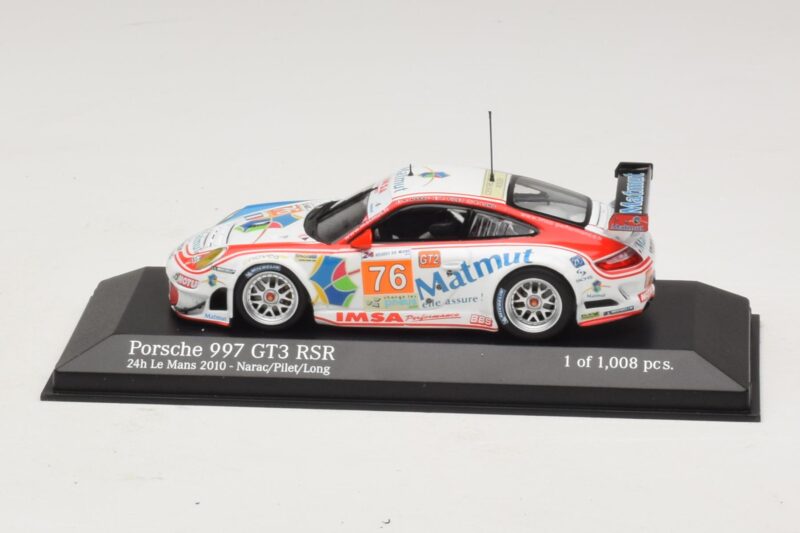 Porsche 911 997 GT3 RSR GT2 #76 R. Narac / J-K. Vernay / P. Pilet 24 Hours of Le Mans 2010 Minichamps 1:43 410106976 Kov