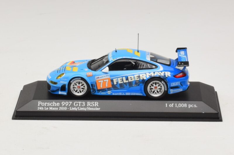 Porsche 911 997 GT3 RSR GT2 #77 M. Lieb / R. Lietz / W. Henzler 24 Hours of Le Mans 2010 Minichamps 1:43 Porsche 911 997 GT3 RSR GT2 #77 M. Lieb / R. Lietz / W. Henzler 24 Hours of Le Mans 2010 Minichamps 1:43 410106977 Kov