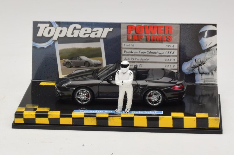 Porsche 911 997 Turbo Cabriolet Černý Top Gear Edition Minichamps 1:43 519436930 Kov
