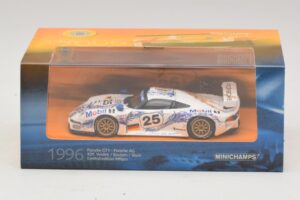 Porsche 911 GT1 #25 B. Wollek / T. Boutsen / H-J. Stuck 24 Hours of Le Mans 1996 Minichamps 1:43 403966625 Kov – obrázek 5 z 5