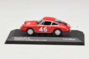 Porsche 911 S #46 Cahier / Killy Class Winners Targa Florio 1967 Minichamps 1:43 430676746 Kov