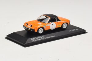 Porsche 914/6 #1 G. Larrousse / J-C. Perramond Rally Monte Carlo 1971 Minichamps 1:43 400716501 Kov – obrázek 2 z 4