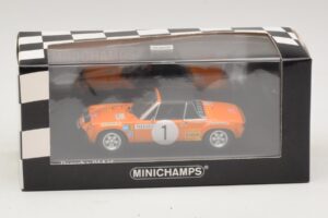 Porsche 914/6 #1 G. Larrousse / J-C. Perramond Rally Monte Carlo 1971 Minichamps 1:43 400716501 Kov – obrázek 4 z 4