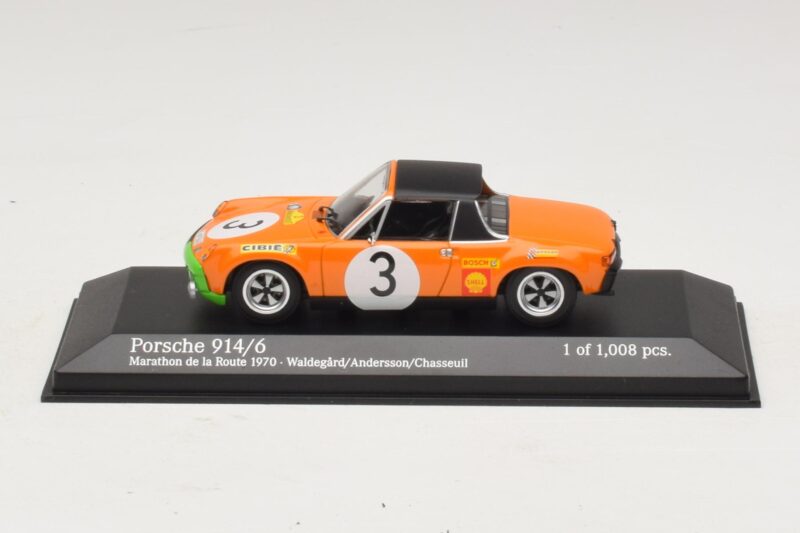 Porsche 914/6 #3 B. Waldegard / O. Andersson Marathon de la Route 1970 Minichamps 1:43 400706503 Kov