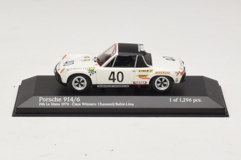 Porsche 914/6 #40 G. Chasseuil / C. Ballot-Lena Class Winners 24 Hours of Le Mans 1970 Minichamps 1:43 Porsche 914/6 #40 G. Chasseuil / C. Ballot-Lena Class Winners 24 Hours of Le Mans 1970 Minichamps 1:43 400706540 Kov