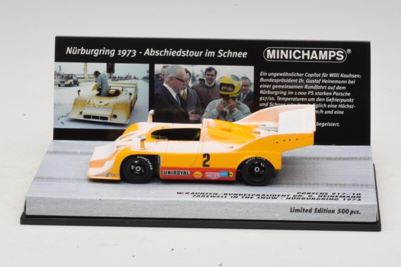 Porsche 917/10 #2 W. Kauhsen Farewell In The Snow Nurburgring 1973 Minichamps 1:43 Porsche 917/10 #2 W. Kauhsen Farewell In The Snow Nurburgring 1973 Minichamps 1:43 437736592 Kov