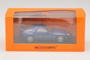 Porsche 928 Modrá Metalíza Maxichamps 1:43 940068101 Kov – obrázek 4 z 4
