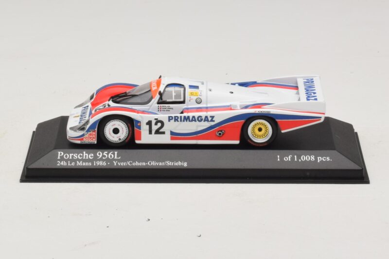 Porsche 956L #12 C. Yver / Cohen 24 Hours of Le Mans 1986 Minichamps 1:43 Porsche 956L #12 C. Yver / Cohen 24 Hours of Le Mans 1986 Minichamps 1:43 430866512 Kov
