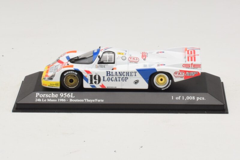 Porsche 956L #19 T. Boutsen / D. Theys 24 Hours of Le Mans 1986 Minichamps 1:43 430866519 Kov