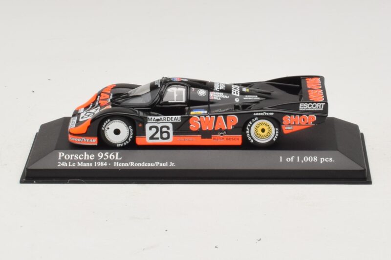 Porsche 956L #26 T-Bird Swap Shop P. Henn / J. Rondeau 24 Hours of Le Mans 1984 Minichamps 1:43 430846526 Kov