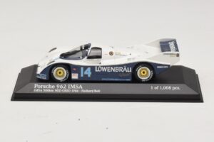 Porsche 962 IMSA #14 A. Holbert / D. Bell Mid-Ohio 500km 1986 Minichamps 1:43 400866514 Kov