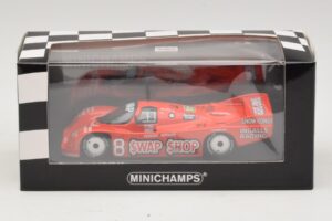 Porsche 962 IMSA #8 A.J. Foyt / B. Wollek 12 Hours of Sebring 1985 Minichamps 1:43 400856508 Kov – obrázek 4 z 4