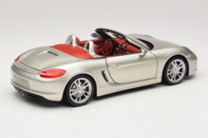 Porsche Boxster S 987 Šedá Metalíza Minichamps 1:18 110062030 Kov – obrázek 3 z 8