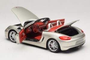 Porsche Boxster S 987 Šedá Metalíza Minichamps 1:18 110062030 Kov – obrázek 5 z 8
