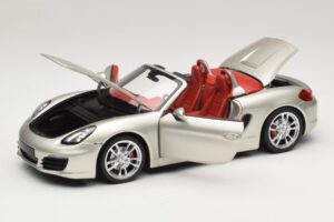 Porsche Boxster S 987 Šedá Metalíza Minichamps 1:18 110062030 Kov – obrázek 2 z 8