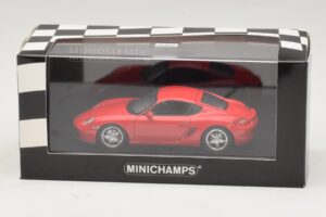 Porsche Cayman 987 S Červený Minichamps 1:43 400065620 Kov – obrázek 4 z 4