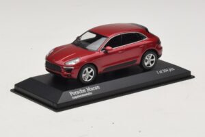 Porsche Macan 95B Červená Metalíza Minichamps 1:43 410062600 Kov – obrázek 2 z 4