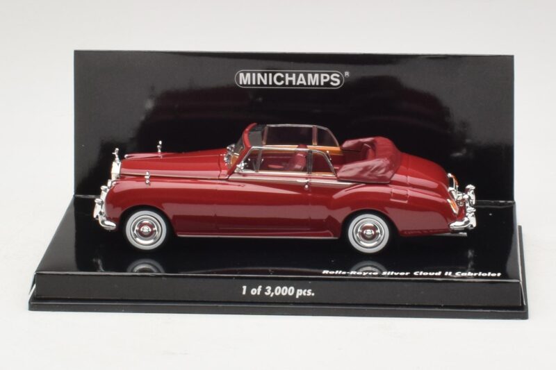 Rolls-Royce Silver Cloud II Kabriolet Červený Minichamps 1:43 Rolls-Royce Silver Cloud II Kabriolet Červený Minichamps 1:43 436134930 Kov