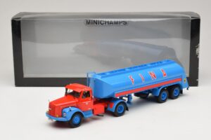 Scania L110S Tanksattelzug FINA Minichamps 1:43 499126970 Kov – obrázek 6 z 6