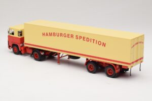 Scania LB111S Koffersattelzug Hamburger Spedition Minichamps 1:43 499123880 Kov – obrázek 5 z 6