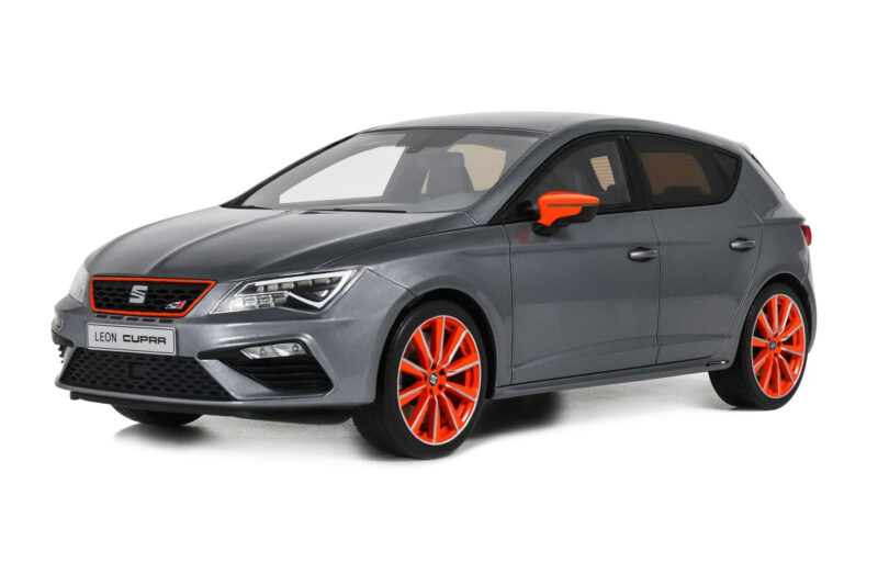 SEAT Leon Cupra Mk3 Performance Pack Monsoon Grey Otto 1:18 OT1306 Pryskyřice