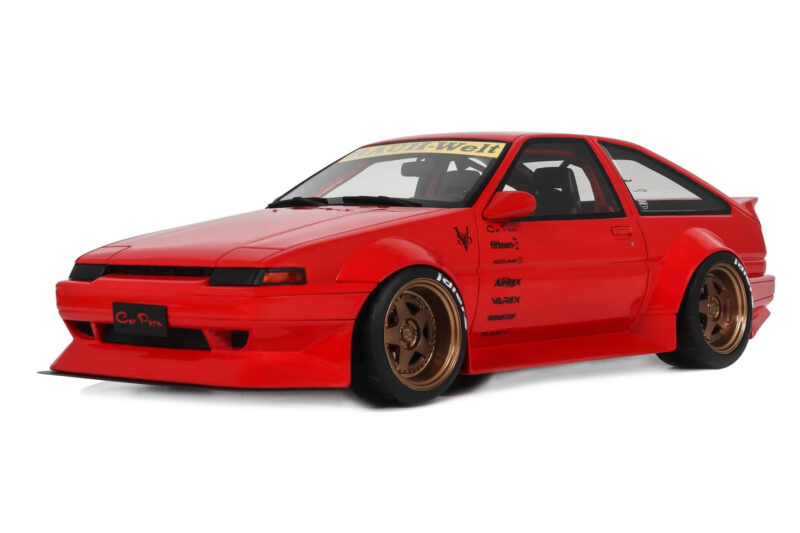 Toyota Sprinter Trueno AE86 Widebody Rosso Corsa Otto 1:18 Toyota Sprinter Trueno AE86 Widebody Rosso Corsa Otto 1:18 OT1278 Pryskyřice