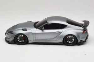 Toyota Supra A90 Prior Design Matt Silver GT Spirit 1:18 GT343 Pryskyřice – obrázek 3 z 5