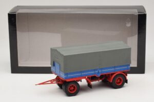 Nákladní Přívěs Modrý Červený Minichamps 1:43 439159092 Kov – obrázek 6 z 6