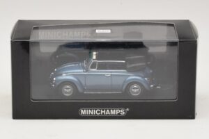 Volkswagen 1302 Kabriolet Modrý Metalický Minichamps 1:43 430055042 Kov – obrázek 4 z 4