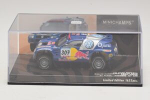 Volkswagen Race Touareg Red Bull #307 B. Saby / M. Perin Dakar Rally 2005 Minichamps 1:43 436055307 Kov – obrázek 4 z 5