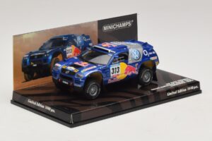 Volkswagen Race Touareg Red Bull #313 J. Kankkunen / J. Repo Dakar Rally 2005 Minichamps 1:43 436055313 Kov – obrázek 2 z 5