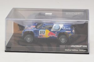 Volkswagen Race Touareg Red Bull #313 J. Kankkunen / J. Repo Dakar Rally 2005 Minichamps 1:43 436055313 Kov – obrázek 4 z 5