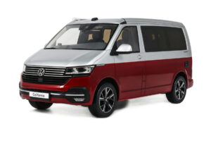Volkswagen T6.1 California Ocean Tornado Red / Reflex Silver Otto 1:18 OT1342 Pryskyřice