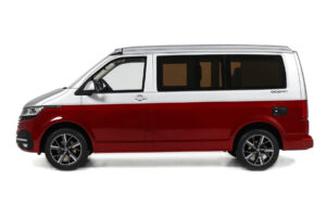 Volkswagen T6.1 California Ocean Tornado Red / Reflex Silver Otto 1:18 OT1342 Pryskyřice – obrázek 3 z 5