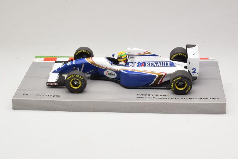 Williams FW16 Renault #2 A. Senna San Marino GP 1994 Minichamps 1:18 543941833 Kov